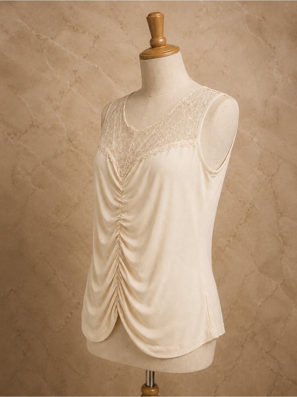 Denise Cruz Tank Top in Cream size M